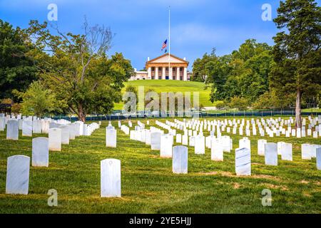 Arlington National Cemetery in Washinghton DC View, Hauptstadt der USA Stockfoto