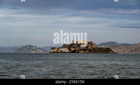 Ehemaliges Alcatraz Federal Penetentiary auf Alcatraz Island in San Francisco Bay in Kalifornien Stockfoto