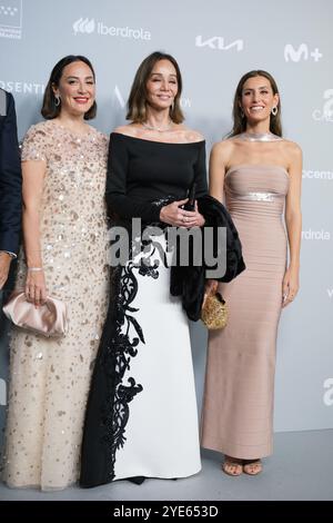 Isabel Preyslerm, Tamara Falco und Ana Boyer nehmen 2024 am 29. Oktober 2024 an der Real Casa de Correos in Madrid Teil. Stockfoto