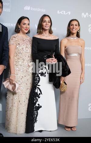 Isabel Preyslerm, Tamara Falco und Ana Boyer nehmen 2024 am 29. Oktober 2024 an der Real Casa de Correos in Madrid Teil. Stockfoto