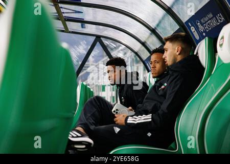 Vagner Dias, Luizao, Leonardo Rocha während des PKO BP Ekstraklasa Spiels zwischen den Teams Radomiak Radom und Puszcza Niepolomice im Stadion Miejski im. Stockfoto