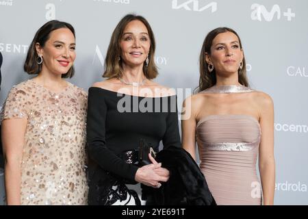 Madrid, Spanien. Oktober 2024. Isabel Preyslerm, Tamara Falco und Ana Boyer nehmen 2024 am 29. Oktober 2024 an der Real Casa de Correos in Madrid Teil. Quelle: SIPA USA/Alamy Live News Stockfoto