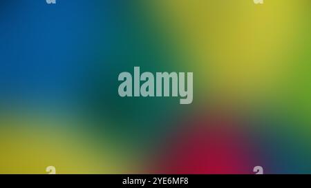 Unschärfe Bokeh-Hintergrund von Primärfarben, geeignet für den Hintergrund Stockfoto