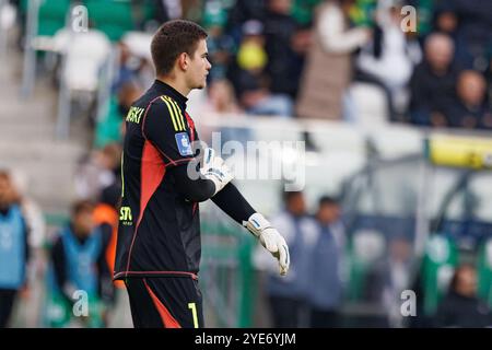 Kacper Trelowski wurde während des PKO BP Ekstraklasa Spiels zwischen den Teams Radomiak Radom und Rakow Czestochowa im Stadion Miejski im gesehen. Braci Czachorow (Mac Stockfoto