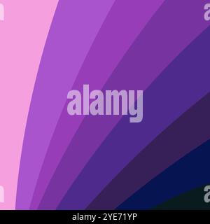 Ein lila Regenbogenfarben Hintergrund und lila abstrakte Vect Illustration Hintergrund, modernes minimales geometrisches Pastell Hintergrund Design Stock Vektor