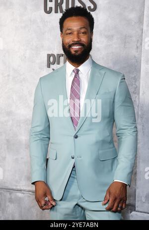 Los Angeles, ca. 29. Oktober 2024. Isaiah Mustafa bei der LA Premiere von Prime Video's Cross in den Nya Studios West in Los Angeles, Kalifornien am 29. Oktober 2024. Quelle: Faye Sadou/Media Punch/Alamy Live News Stockfoto