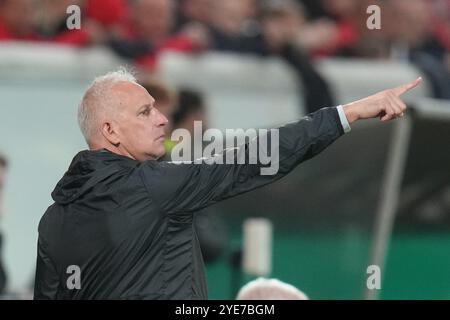 Offenbach, Deutschland. Oktober 2024. Fußball: DFB Cup, Kickers Offenbach - Karlsruher SC, 2. Runde, Sparda-Bank-Hessen-Stadion. Offenbacher Trainer Christian Neidhart. Quelle: Thomas Frey/dpa/Alamy Live News Stockfoto