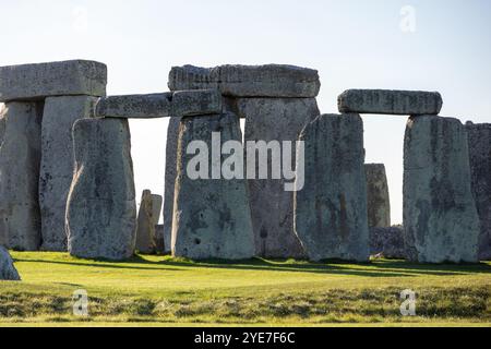 Monument of Stonehenge an einem Nachmittag in England Stockfoto