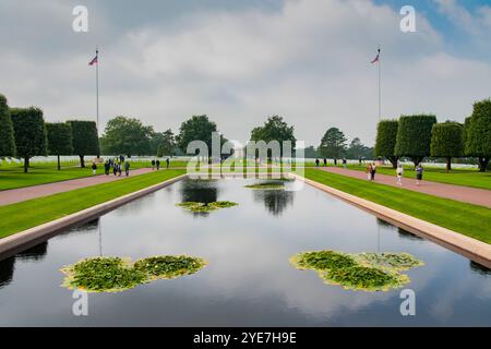 American Cemetery & Memorial in Colleville-Sur-Mer in der Normandie, Frankreich Stockfoto