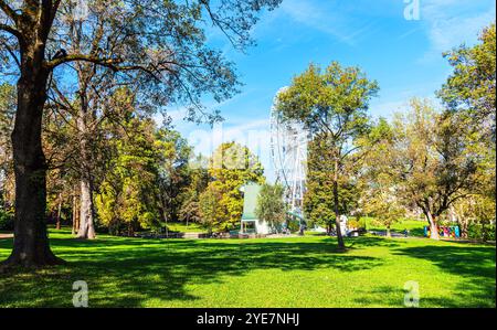 Vrnjacka Banja - Mineral Spring Lake Stockfoto