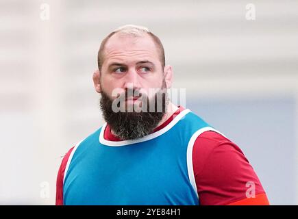 Dateifoto vom 04.03.2024 von Joe Marler, der dem Kampf Englands gegen Neuseeland am Samstag zusätzliche Würze hinzugefügt hat, indem er behauptet, dass das Haka vor dem Spiel verschrottet werden sollte. Ausgabedatum: Mittwoch, 30. Oktober 2024. Stockfoto