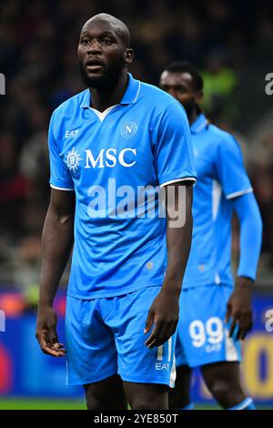 Romelu Lukaku vom SSC Napoli während des italienischen Fußballspiels AC Mailand gegen Napoli im San Siro Stadion in Mailand, Italien am 29. Oktober 2024 Credit: Piero Cruciatti/Alamy Live News Stockfoto