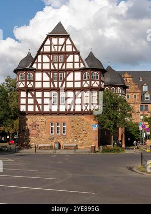 Gießen, Neues Schloß, heute Institutsgebäude der Universität, 1533-1539 als Residenz für Philipp den Großmütigen erbaut Stockfoto