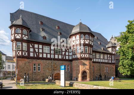 Gießen, Neues Schloß, heute Institutsgebäude der Universität, 1533-1539 als Residenz für Philipp den Großmütigen erbaut Stockfoto