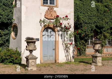 Laubach, Schloß, Südhof Stockfoto