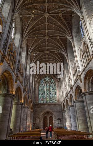 Hereford Cathedral Interior, Hereford, Herefordshire, England, Großbritannien Stockfoto
