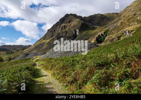 Dramatische Landschaft im Kentmere Valley nördlich von Kendal im Lake District National Park, Cumbria, England. Stockfoto