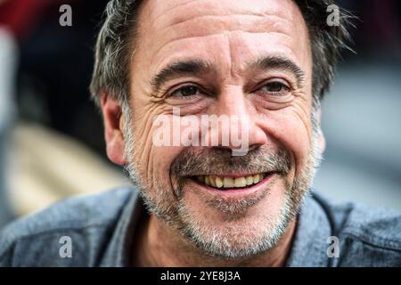 Salon Iris Noir de Bruxelles -Salon spécialisé dans le roman noir et le Polar | Iris noir Buchmesse und Schriftsteller in Brüssel - Pix Michel Bussi Stockfoto