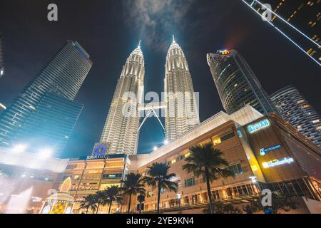 Petronas Türme in Kuala Lumpur; Kuala Lumpur, Malaysia Stockfoto