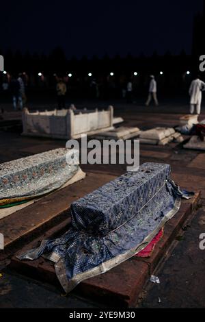 Heiliges Grab von Hazrat Salim Chishti; Fatehpur Sikri, Uttar Pradesh, Indien Stockfoto