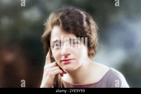 ELLEN WILKINSON (1891–1947) englischer Labour-Politiker im Jahr 1924 Stockfoto