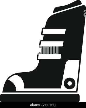 Orthopädischer Stiefel, der die Erholung von Fuß- oder Knöchelverletzungen unterstützt und Stabilität und Unterstützung während der Heilung bietet Stock Vektor