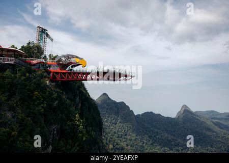 Seilbahn Langkawi Skybridge; Langkawi, Malaysia Stockfoto