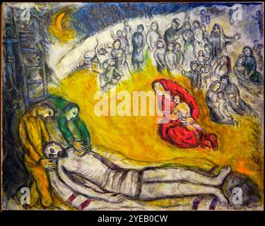 Frankreich, Alpes-Maritimes, Nizza, UNESCO-Weltkulturerbe, Marc Chagall Nationalmuseum, die Abfahrt vom Kreuz, 1968-1976 Stockfoto