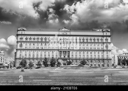 Lubjanka Building, legendären ehemaligen KGB-zentrale, Wahrzeichen in Moskau, Zentralrussland Stockfoto