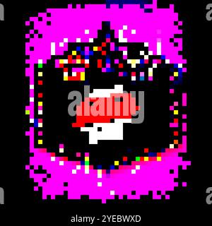 Einfaches „Happy New Year 2025“-Posterdesign. Poster zur Feier des Neujahrs 2025. Anderes und einfaches Design. Vector Premium-Design für Poster, Banner, f Stock Vektor