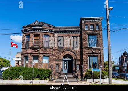 Saint John, NB, Kanada - 11. September 2024: Saint John Jewish Historical Museum Stockfoto