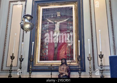 Neapel - Crocifisso nella Chiesa del Purgatorio ad Arco Stockfoto