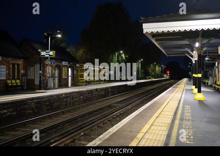 Maghull Station Gewinner des besten Bahnhofs Englands Stockfoto