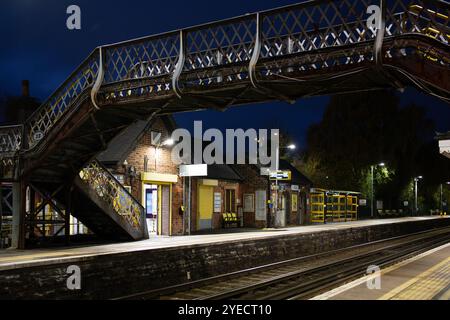 Maghull Station Gewinner des besten Bahnhofs Englands Stockfoto