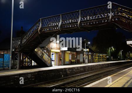 Maghull Station Gewinner des besten Bahnhofs Englands Stockfoto