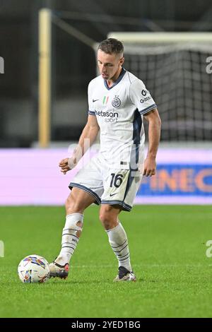 Stadio Carlo Castellani, Empoli, Italien. 30. Oktober 2024. Fußball der Serie A; Empoli gegen Inter Mailand; Davide Frattesi vom FC Inter Credit: Action Plus Sports/Alamy Live News Stockfoto