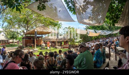 Polynesisches Kulturzentrum Stockfoto