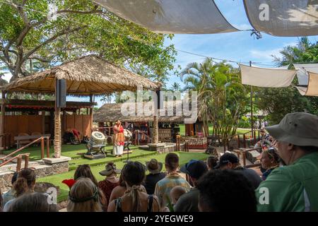 Polynesisches Kulturzentrum Stockfoto