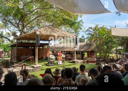 Polynesisches Kulturzentrum Stockfoto