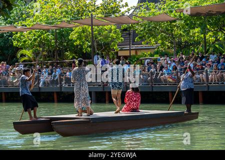 Polynesisches Kulturzentrum Stockfoto