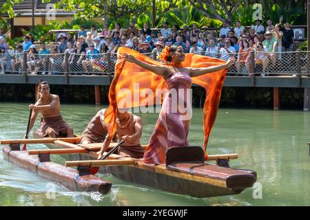 Polynesisches Kulturzentrum Stockfoto