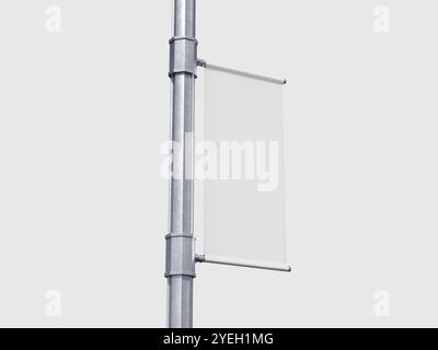 Pole Banner Mockup Stockfoto