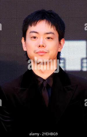 Masaki Suda, 28. Oktober 2024 – das 37. Internationale Filmfestival Tokio. Eröffnungszeremonie auf dem Tokyo International Forum in Tokio, Japan am 28. Oktober 2024. (Foto: 2024 TIFF/AFLO) Stockfoto
