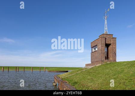 Eichhaus am Hafen von Dangast, Dangast, Varel, Friesland, Niedersachsen, Deutschland, Europa Stockfoto