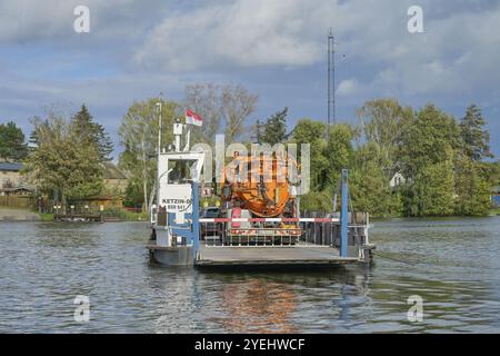 Havel, Ketzin Fähre, Brandenburg, Deutschland, Europa Stockfoto