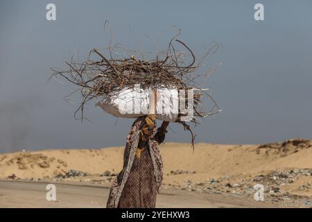Palästinensische Arbeiter hacken verbranntes Holz an einer Produktionsstätte für Holzkohle in Khan Yunis im südlichen Gazastreifen palästinensische Arbeiter hacken verbranntes Holz an einer Produktionsstätte für Holzkohle in Khan Yunis im südlichen Gazastreifen am 30. Oktober 2024, während der Krieg zwischen Israel und der Hamas im palästinensischen Gebiet andauerte. Foto: Omar Ashtawy apaimages Khan Yunis Gazastreifen palästinensisches Gebiet 311024 KhanYunis OSH 0020 Copyright: XapaimagesxOmarxAshtawyxapaimagesx Stockfoto