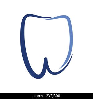Design-Vorlage für Icon-Logo der Zahnklinik Stock Vektor