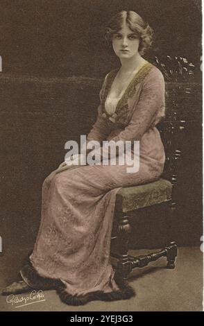 Gladys Cooper englische Bühne, Film und TV-Star. Ein Vintage-Bild der Bühnen- und Filmschauspielerin Gladys Cooper Stockfoto