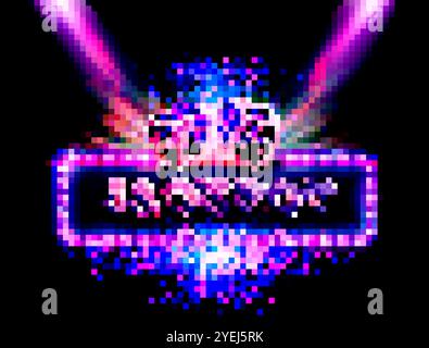 Glücksspiel-Jackpot bearbeitbarer Texteffekt. Vektorabbildung Stock Vektor