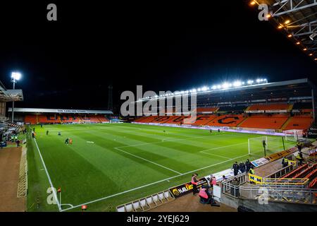 Dundee, Schottland. 30. Oktober 2024. Tannadice Park unter den Flutlichtern Dundee United vs Motherwell - Scottish Premiership Credit: Raymond Davies / Alamy Live News Stockfoto